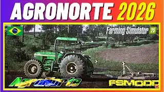 SAIU! Agro Norte no FS25 O Melhor Mapa BR da Hist&oacute;ria! Mais Realismo Atoleiro, Fretes e Row Crop