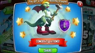 Dragon city / The Relic Of Life Battle Completed / Wrecking Dragon 2017