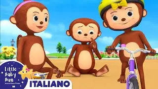 5 Scimmiette | Little Baby Bum Italiano | Canzoni per Bambini