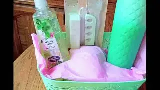 Mint Green Personal Comfort  Basket 