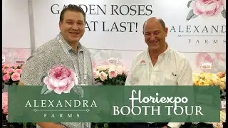 JFTV: Alexandra Farms 2022 Floriexpo Booth Tour with Casey and Jose Azout