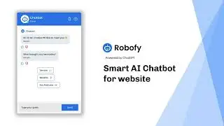 Чат-бот с искусственным интеллектом для вашего сайта на базе ChatGPT | Robofy Chatbot Builder