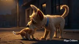 दो नन्हे साए 🥺 Must Watch End 😮#cartoon #animation #cute #dogs #emotional #animals #sad #cutedog 
