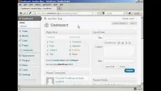 WordPress Tutorial - How To Clean Up A New WordPress Blog