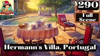 JUNE'S JOURNEY 290 | HERMANN'S VILLA, PORTUGAL (Hidden Object Game) *Full Mastered Scene*