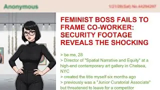 Feminist Boss Fails To Frame Co-Worker: Security Footage Reveals The Shocking Truth!
