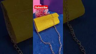 Clutch From Glitter Sheet/No Sew Purse#Foamsheetcraft#shorts#youtubeshorts#diy
