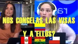 PRENSA COLOMBIANA NO LO PUEDE CREER USA CONGELA VISAS A COLOMBIANOS PERO PERUANOS, BOLIVIANOS...