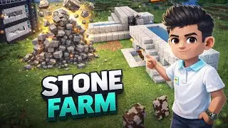 This Stone Farm Gives UNLIMITED Stone 😱 | Minecraft Survival