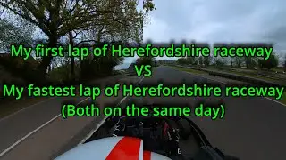 1st lap vs Fastest lap at Herefordshire Raceway