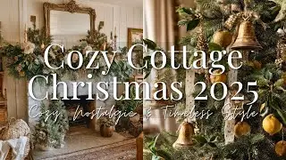 Cozy Cottage Christmas 2025: Vintage, Warm & Aesthetic Holiday Home Tour