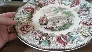 A J Wilkinson Royal Staffordshire Ceramics Safe Harbour China Dinner Plate
