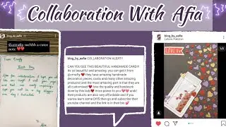 Collaboration with Afia | Collab on Instagram | Amazing Collab | Blog-by-Afia | Crafty Tutorials
