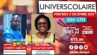 UNIVERSCOLAIRE - 14e Forum sur les Politiques Éducatives : Invitée Solange Akpo, Coord ANCEFA Fr