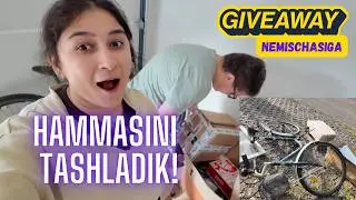 Garajni tozalaymiz- nemischasiga GIVEAWAY