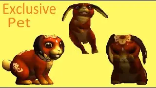 Wizard101 - Auspicious Rabbit Exclusive Pet