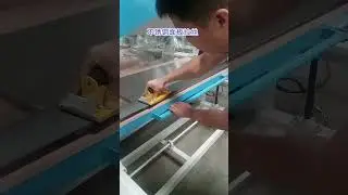 Manual long belt machine for Stainless steel