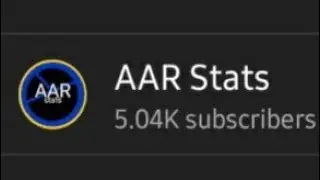 AAR Stats hits 5K Subscribers