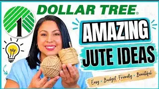 😱10 Amazing Dollar Tree Jute twine crafts ideas #diyjutecraftideas  #jutecraftprojects