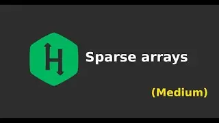 Hackerrank: Arrays - Sparse arrays