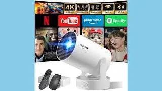 Wowlink W210 Portable Projector Review | 4K HDR, WiFi 6, Bluetooth 5.4, 180&deg; Rotatable, Air Remote