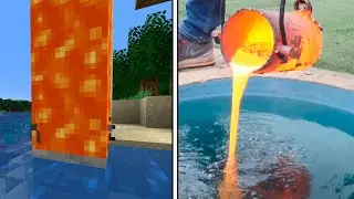 Minecraft VS Vida Real