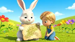 Little Bunny Found a Map Under the Bed 🐰 | Nursery Rhymes for Kids & Baby Songs