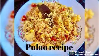 Veg pulao recipe 👌I easy pulao make at home✌️I instant veg pulao recipe 🥰I joyful kitchen 
