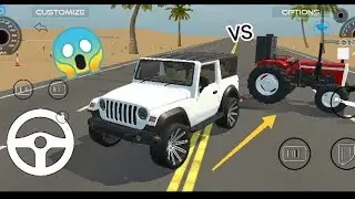Mahindra Thar Vs Massey Tractor 😱 Tochan Mod | Indian Vehicles Simulator 3d Gameplay