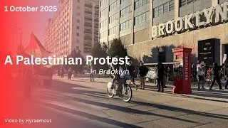 Video 1 October 2025 - A Palestinian Protest in Brooklyn