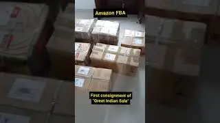 Amazon FBA | First Consignment of Amazom Great Indian Sale | #shorts #amazonfba #amazonfbaindia