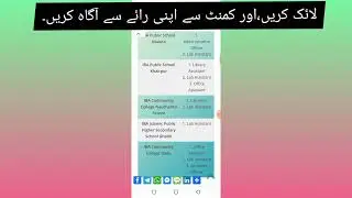 SIBA STS Jobs for Community College and School Jan 2022 || MMS MUMTAZ TECHNICAL
