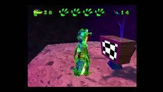 Gex 3D: Enter the Gecko - PS1 - #29 - This Old Cave - Dodge the Steam Vents (Blind)