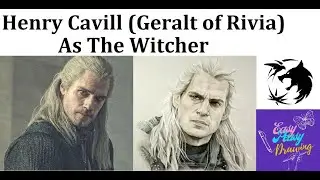How To Draw The Witcher Sketch : Geralt Of Rivia | Henry Cavill |