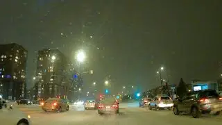 WINTER SNOW STORM DRIVING HENRI BOURRASSA MONTREAL