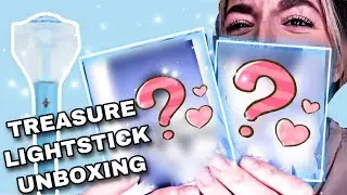 💎 TREASURE (트레저) Official Lightstick Unboxing + Weverse POB! 💎