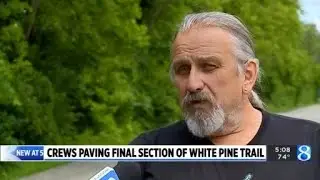 Crews paving final section of White Pine Trail