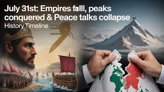 July 31st: Empires Fall, Peaks Conquered & Peace Talks Collapse - History Timeline
