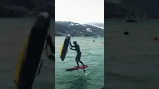 Winter Wing Foiling Thunersee 🥶💨