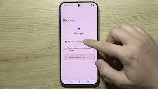 How to Enable Messages Bubbles on GOOGLE Pixel 9 Pro