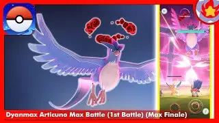 Dynamax Articuno Max Battle (1st Battle) (Max Finale) | Pokemon GO