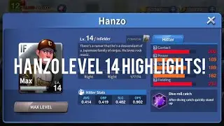 Baseball Clash - Level 14 Hanzo Highlights! (Flips, Dives, and RBIs)