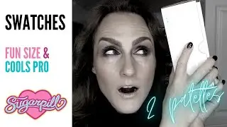 Swatches &mdash; Sugarpill Fun Size & Cools Pro Palettes!