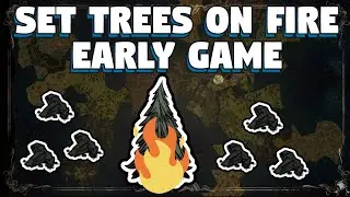 Set Trees On Fire Early Game in Don't Starve Together - How To Get Charcoal in Don't Starve Together