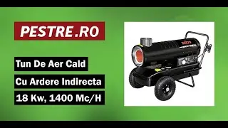 Tun De Aer Cald Cu Ardere Indirecta Zobo Zb-H70, 18 Kw, 1400 Mc/H