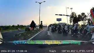 QL1A_ Cần Thơ - Ngã Bảy - Sóc Trăng! (56km)