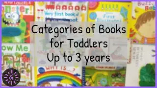 Categories of Books that you can buy for your Baby/ Toddler | 6 Months - 3 Years