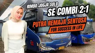 Melihat SE Combi 2:1 Bus Putra Remaja Rimbo Bujang Tujuan Jogjakarta Solo-Balek Jawa Pilih Bus Murah