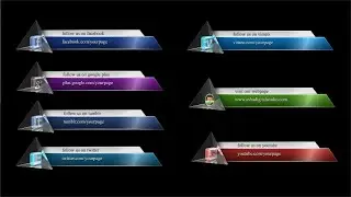 Social Media 3D Glass Lower Third Adobe After Effect Project Free Download Asha Digital Studio