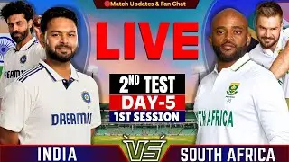 🔴INDIA vs South Africa, 2nd Test, Last Day | Live Cricket Score & Update | IND vs SA | By The Way